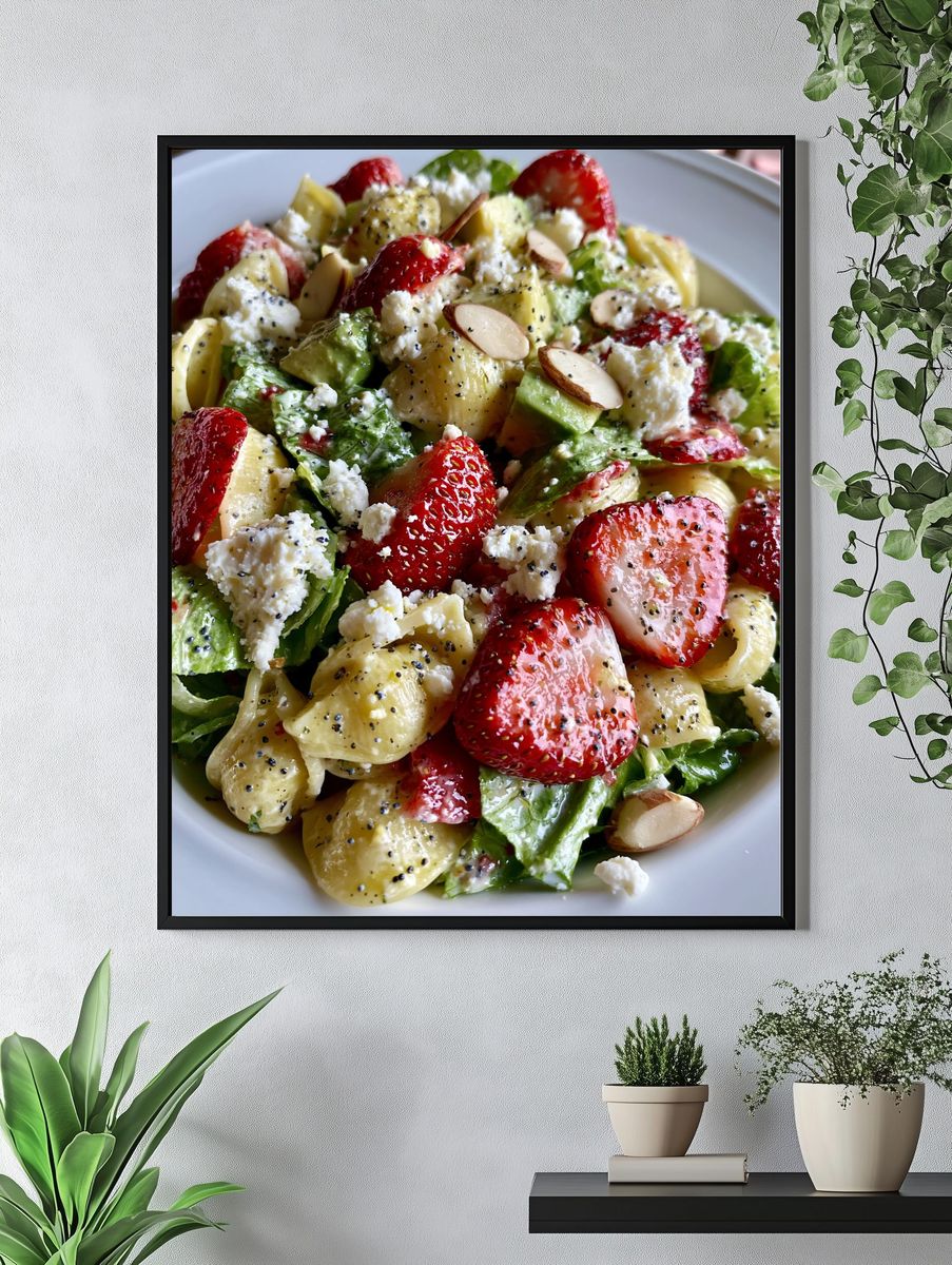 Strawberry Avocado Salad Print. — room view 4