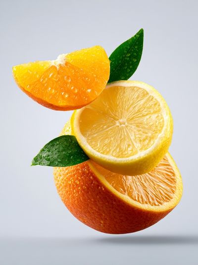 Citrus Slice Still Life Poster. poster