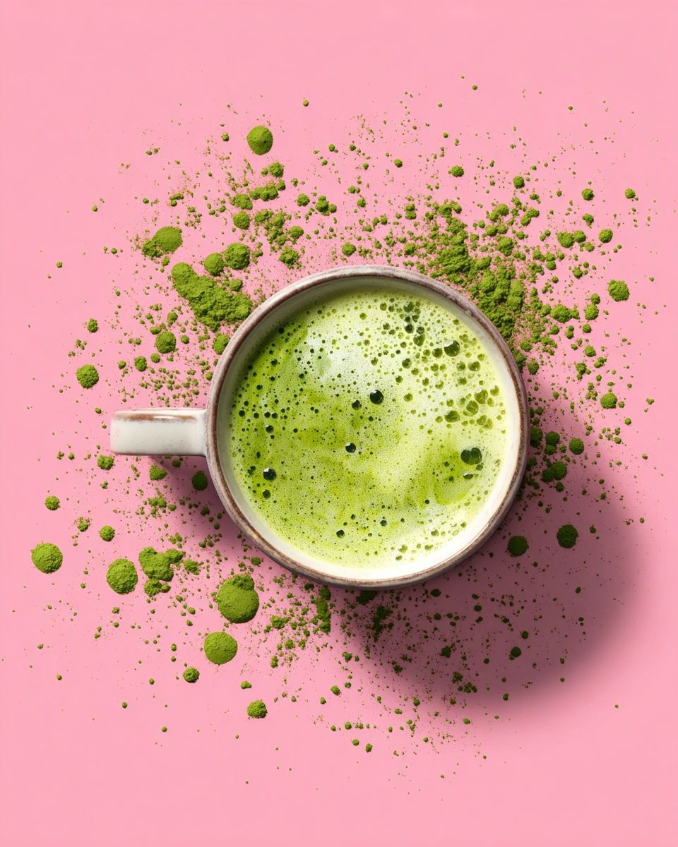 Matcha Latte Still Life Poster. poster detail