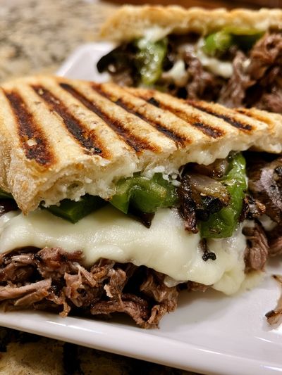 Grilled Cheesesteak Sandwich Print.