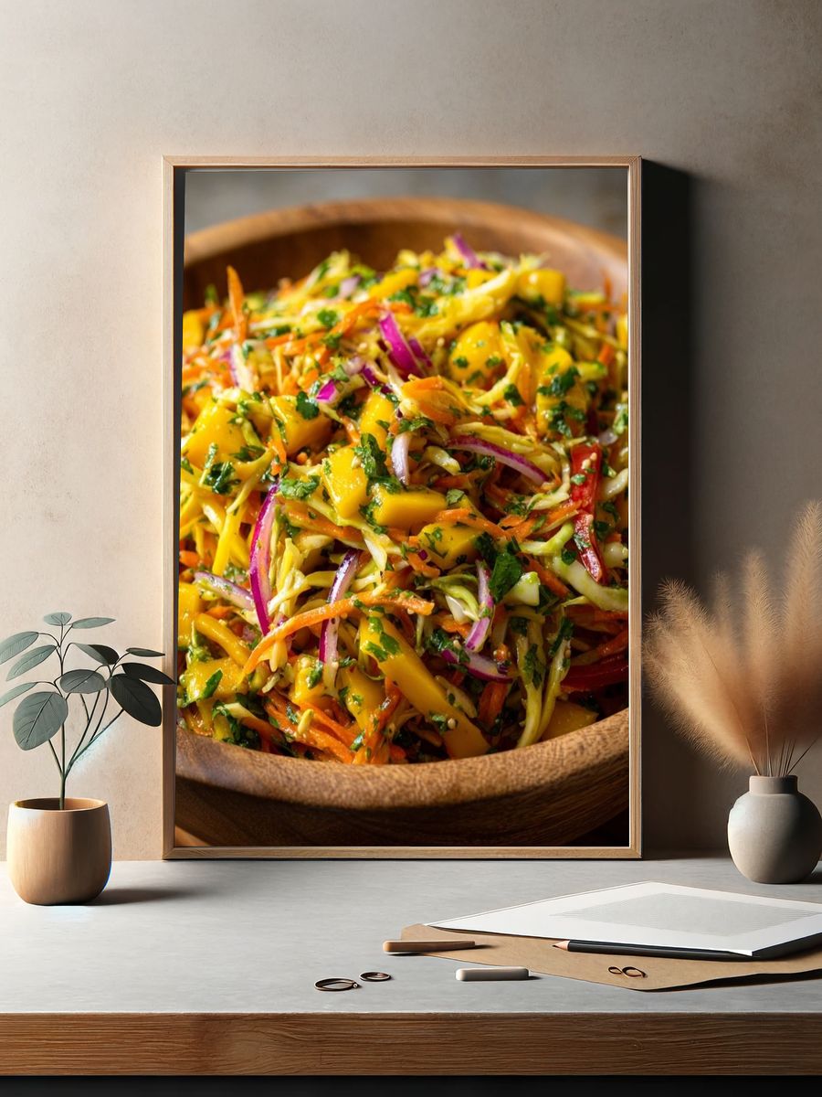 Mango Salad Food-Drink Poster. — room view 2