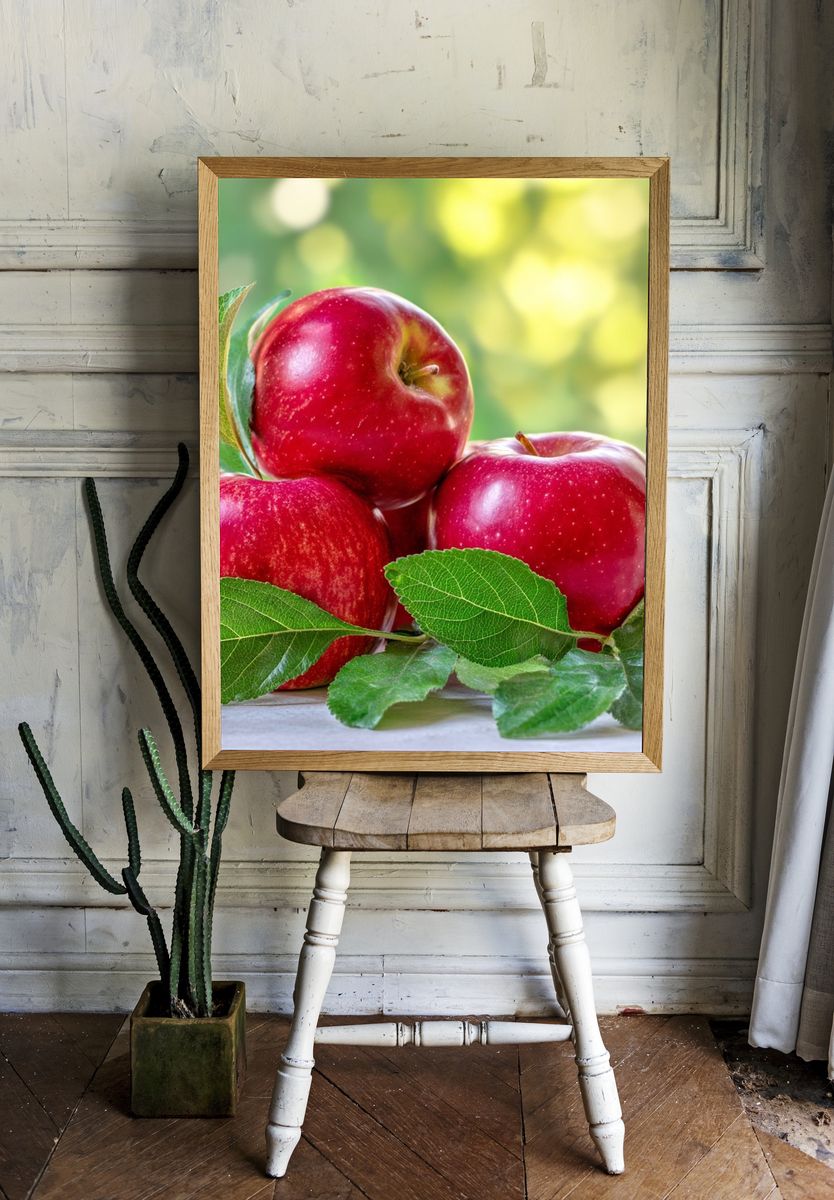 Red Apples Still Life Poster room preview