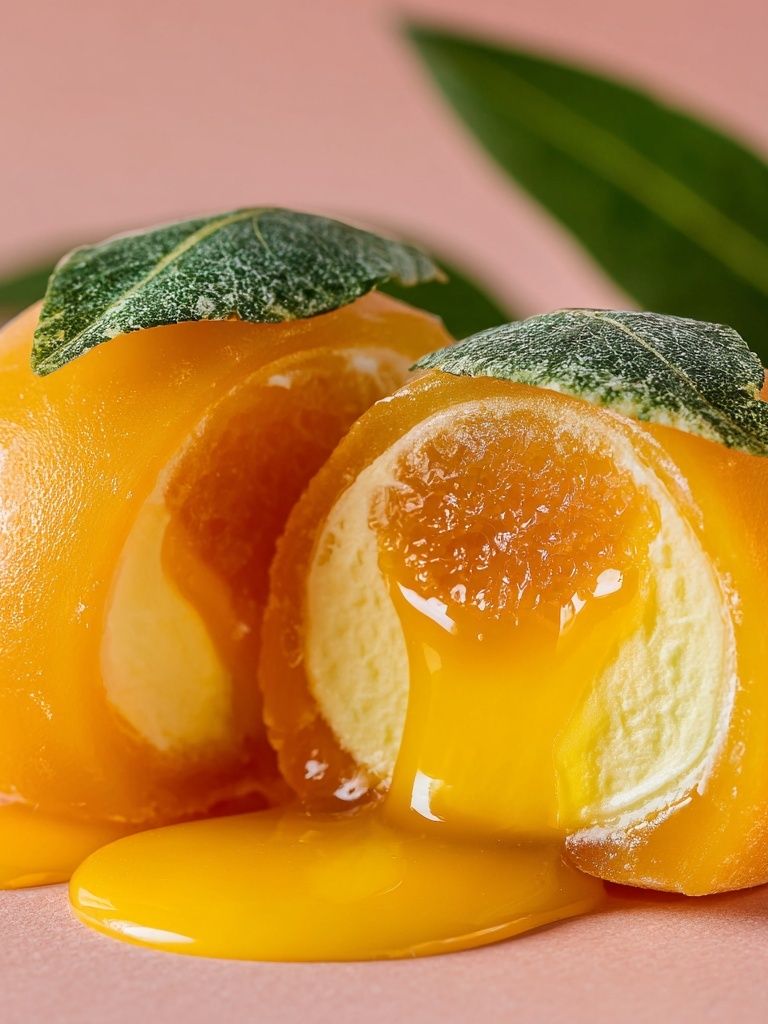 Persimmon Still Life Photography Poster. poster detail