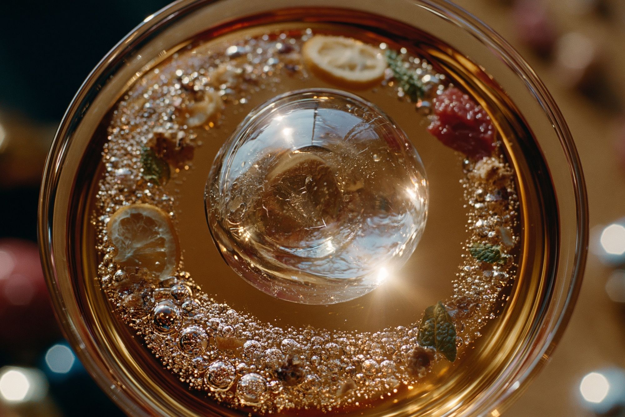 Golden Citrus Cocktail Photography Poster. poster — food-drink art