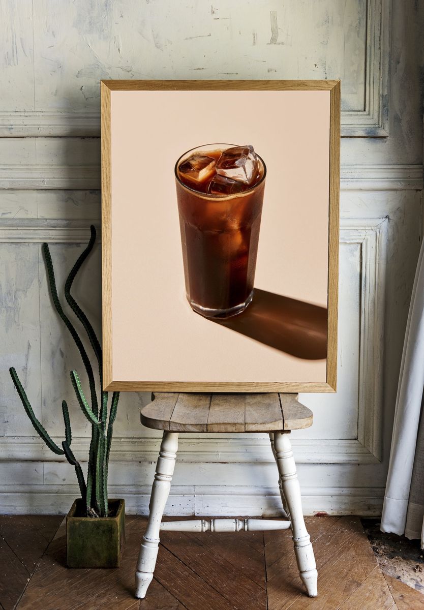 Iced Coffee Still Life Poster. room preview