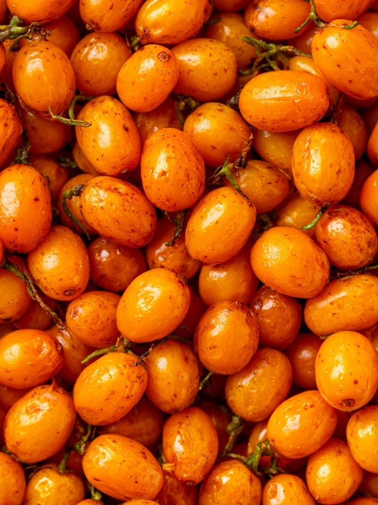 Orange Berries Still Life Print. poster detail