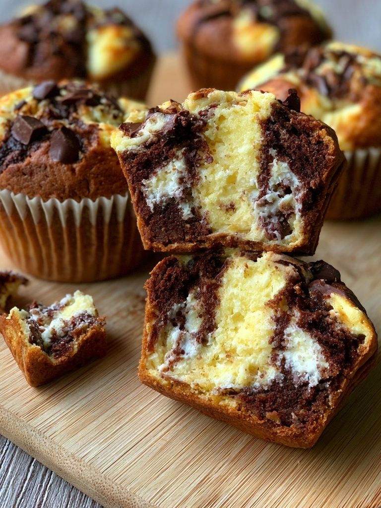 Marble Chocolate Muffins Food Poster. poster — food-drink art