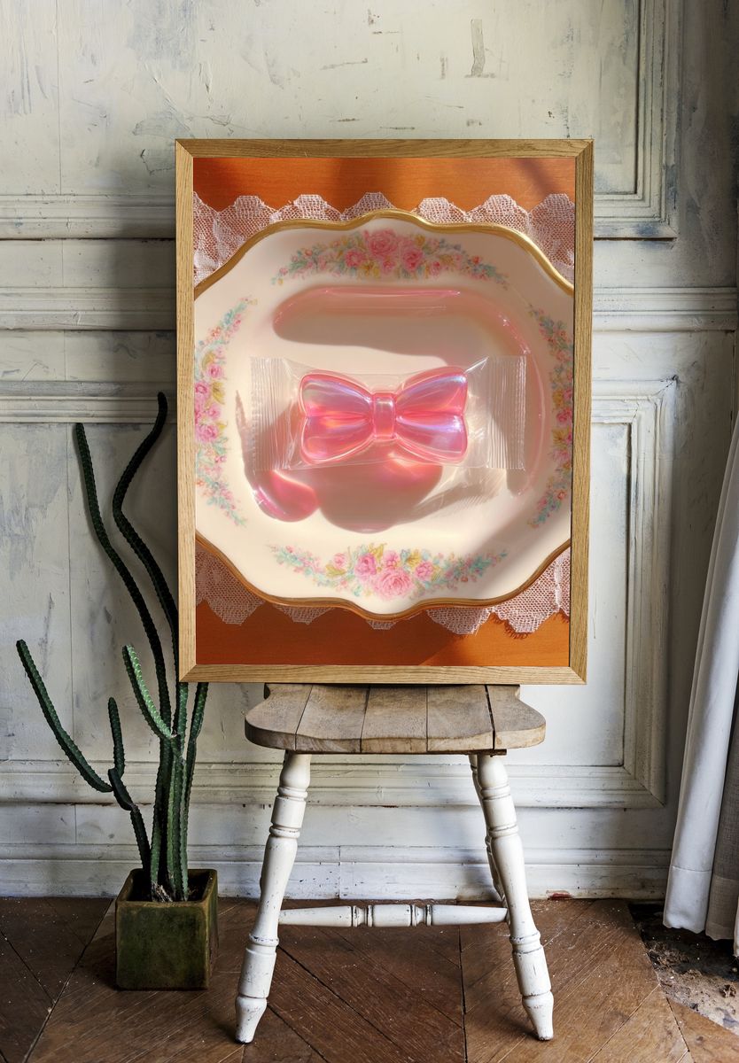 Pink Candy Still Life Poster. room preview