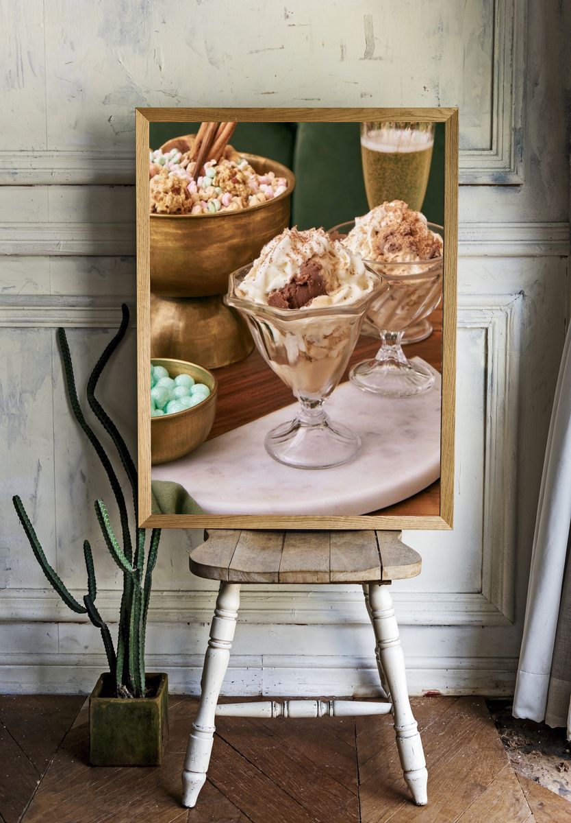 Dessert Table Still Life Print. room preview