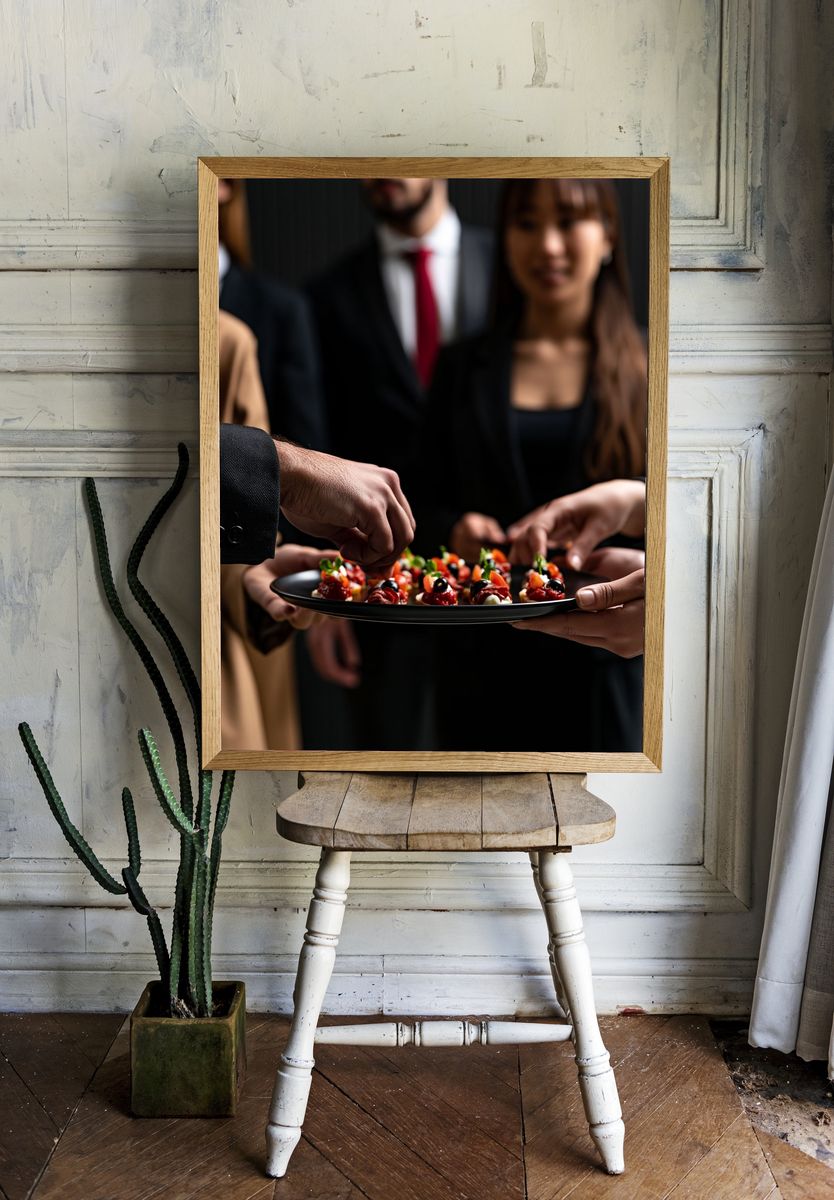 Elegant Cocktail Party Photography Poster. room preview