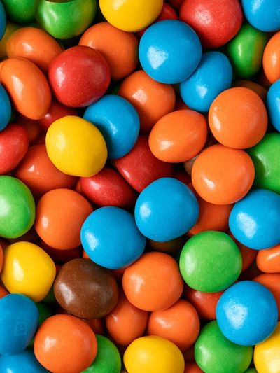 Colorful Candy Coated Sweets Poster. poster
