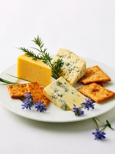 Cheese Plate Food Photography Poster.