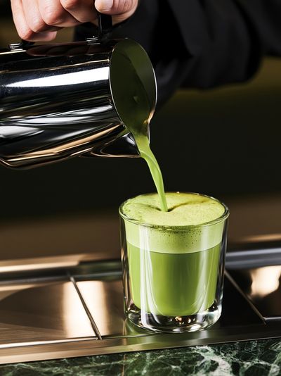 Matcha Pour Food-Drink Poster.