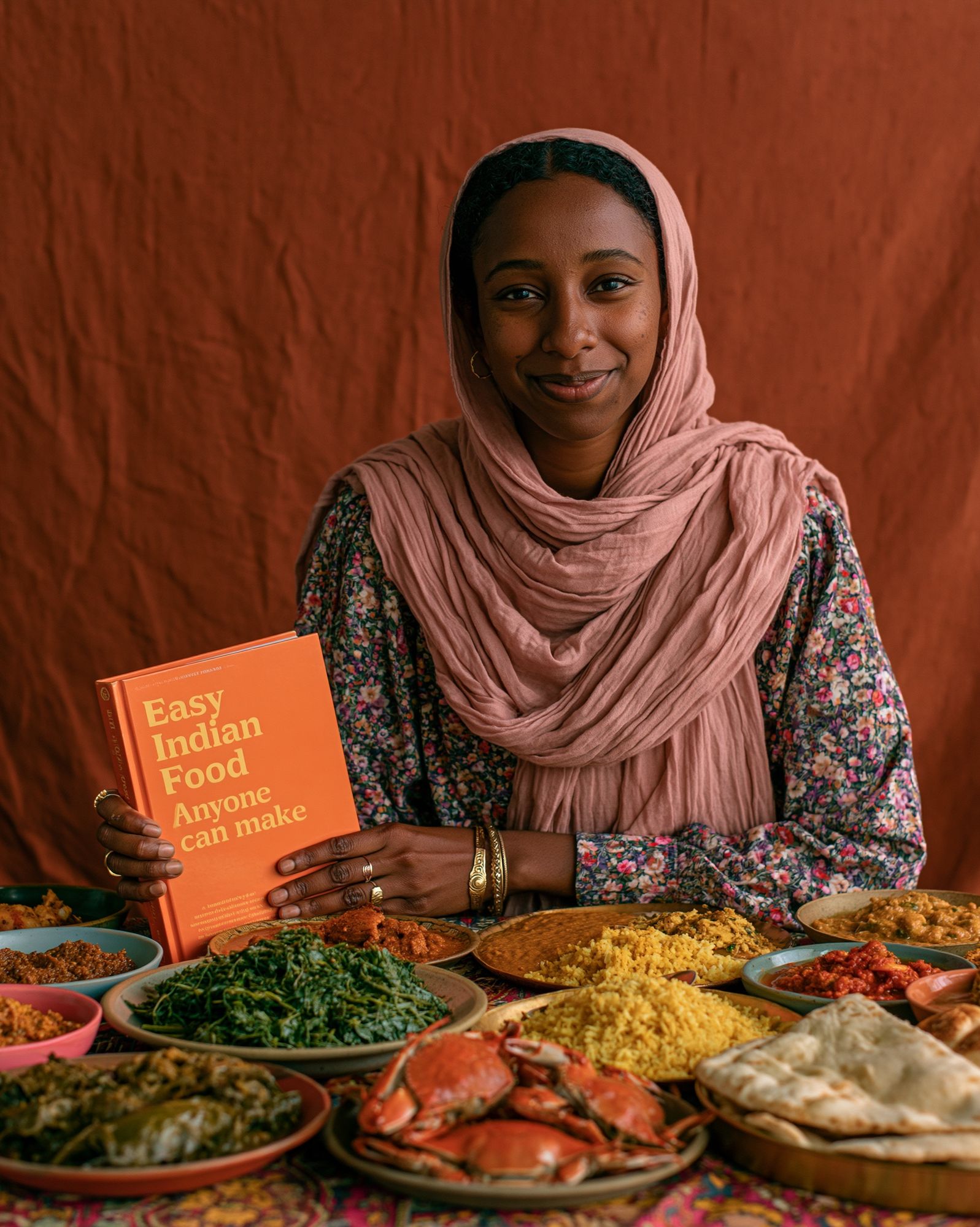 Indian Food Portrait Poster. poster — food-drink art