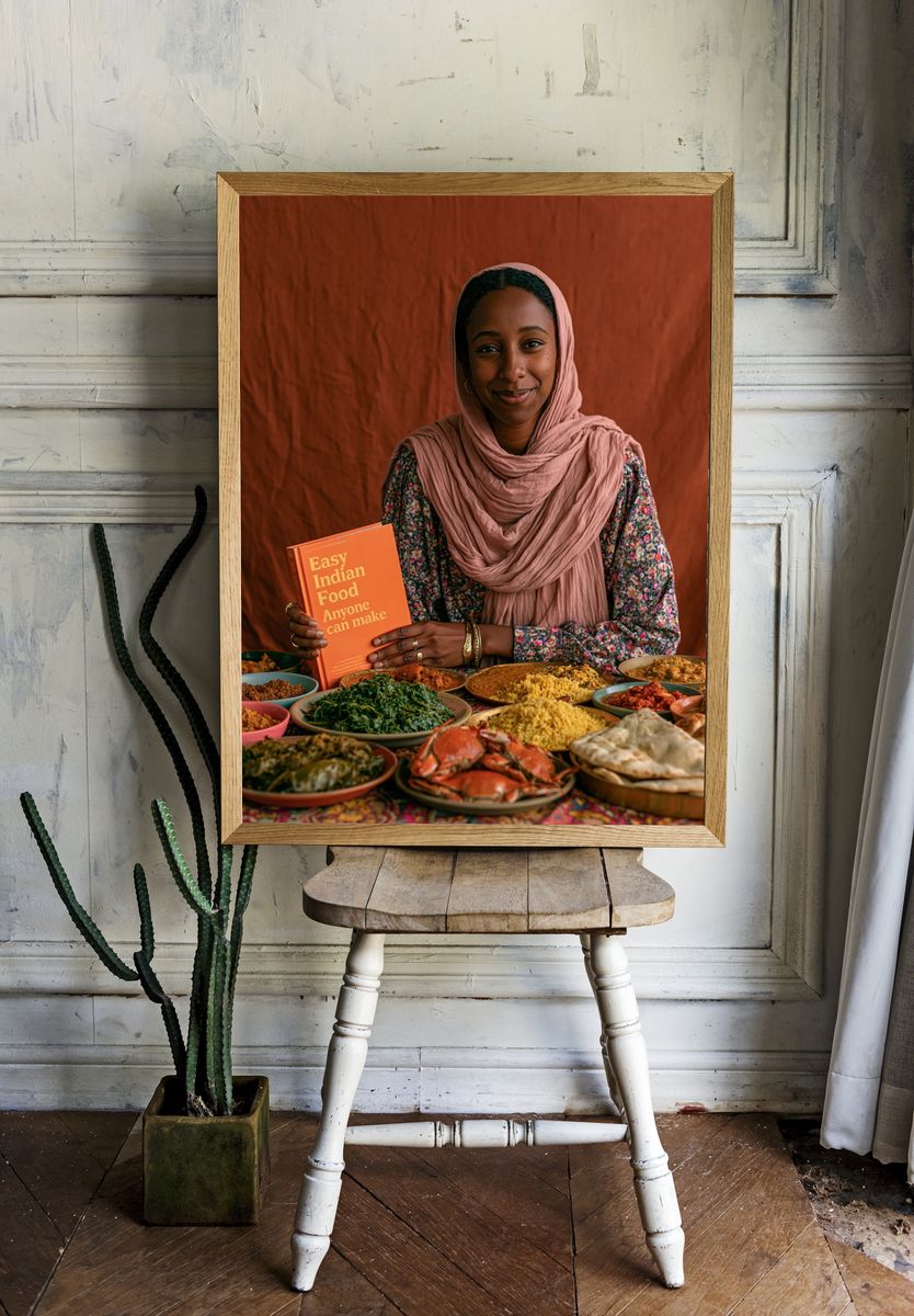 Indian Food Portrait Poster. room preview