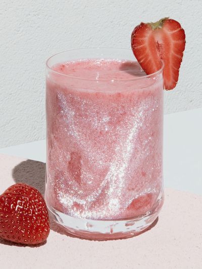 Strawberry Pink Cocktail Poster.