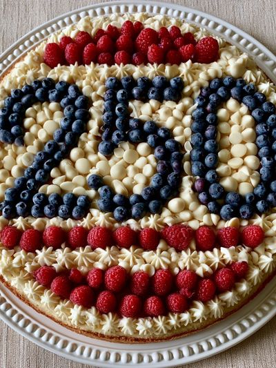 Berry Number Cake Poster. poster