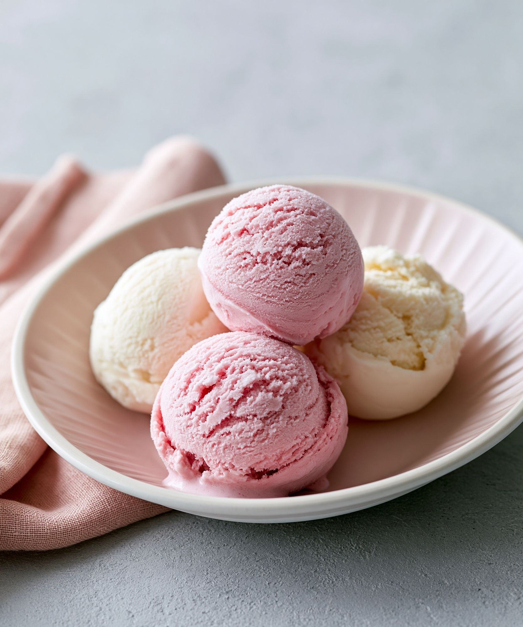 Pastel Ice Cream Scoops Poster. poster — food-drink art