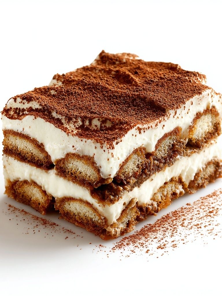 Tiramisu Dessert Photography Poster. poster detail