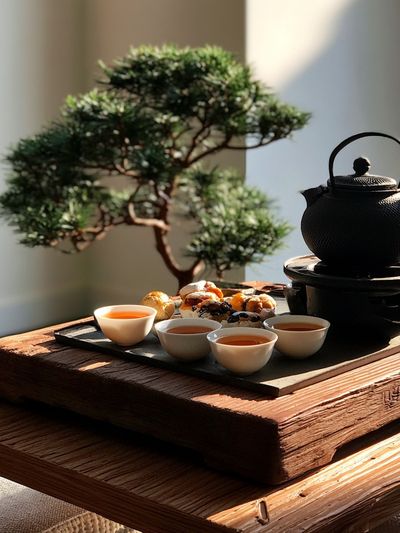 Tea Ceremony Still Life Poster. poster
