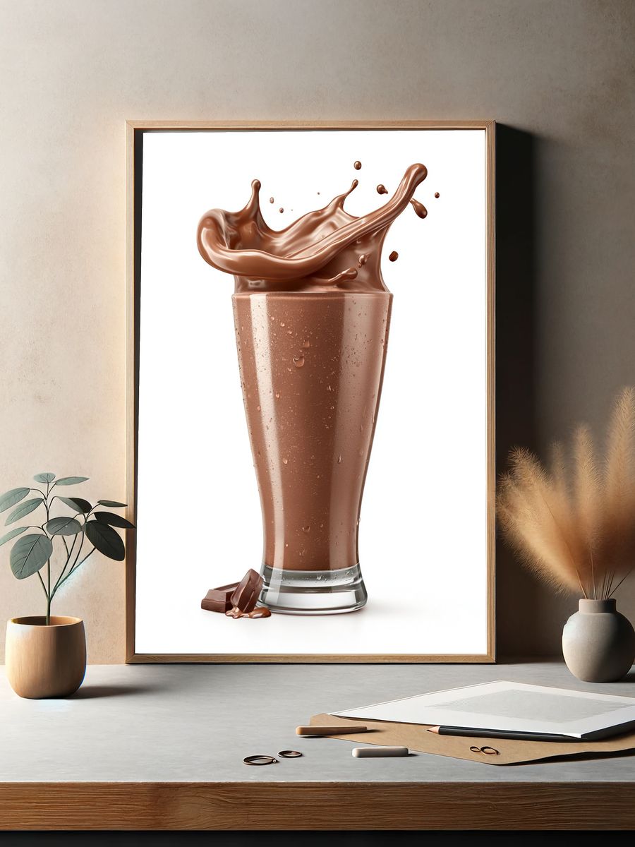 Chocolate Splash Food-Drink Poster. — room view 2