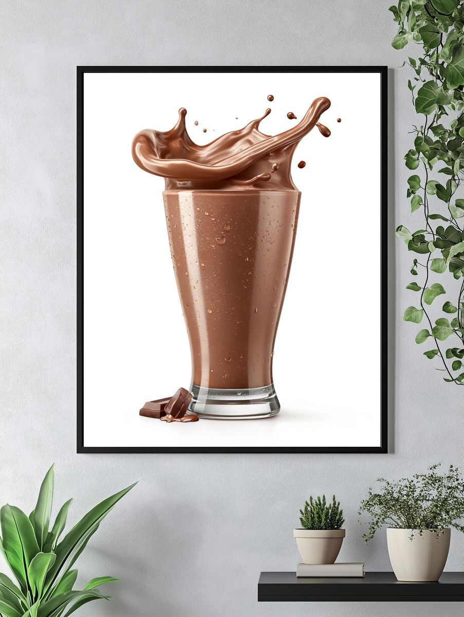 Chocolate Splash Food-Drink Poster. — room view 4
