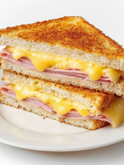 Grilled Ham and Cheese Sandwich Poster.