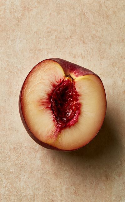 Ripe Peach Still Life Poster. poster