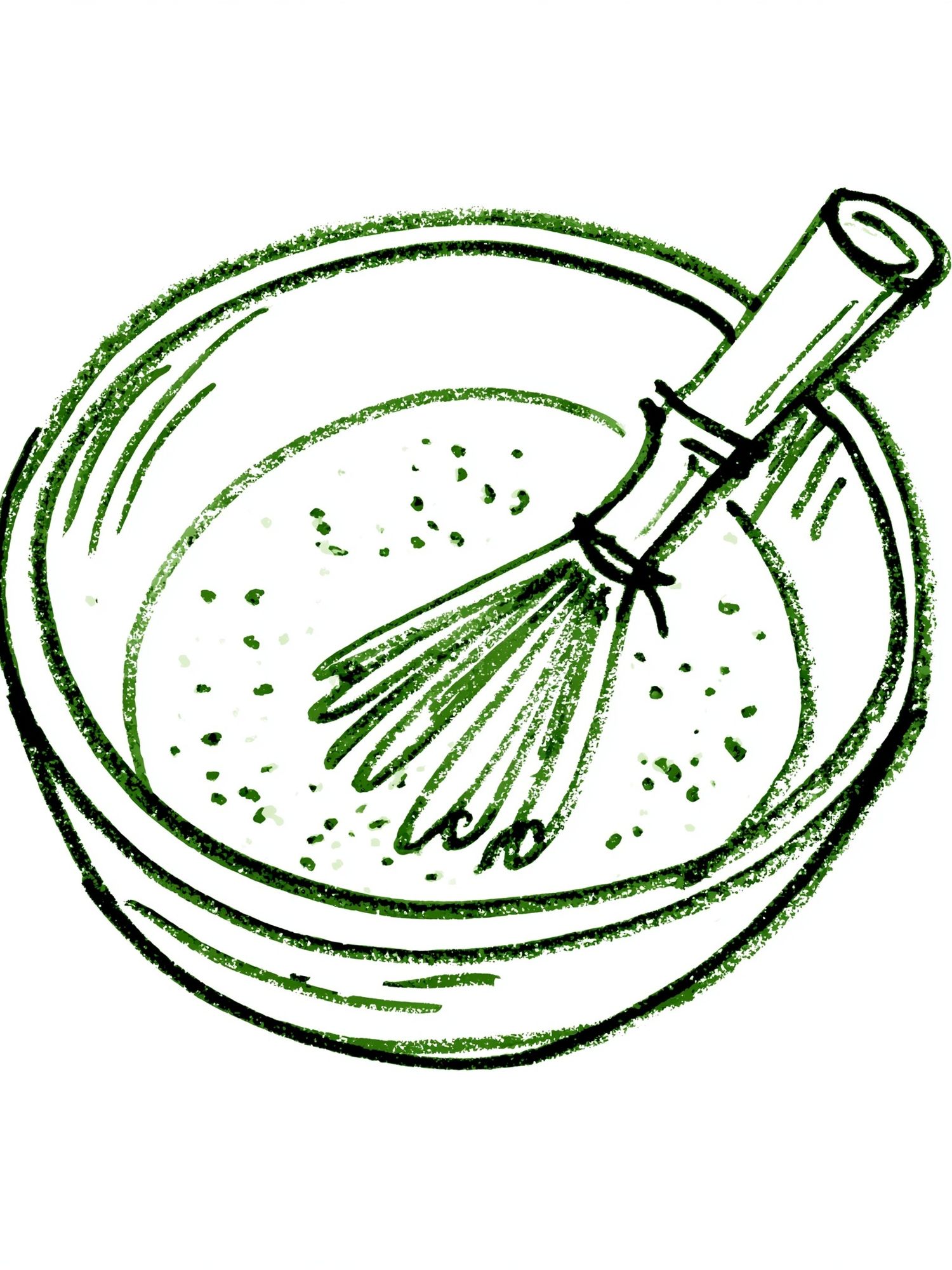 Green Citrus Slice Illustration Poster. poster detail