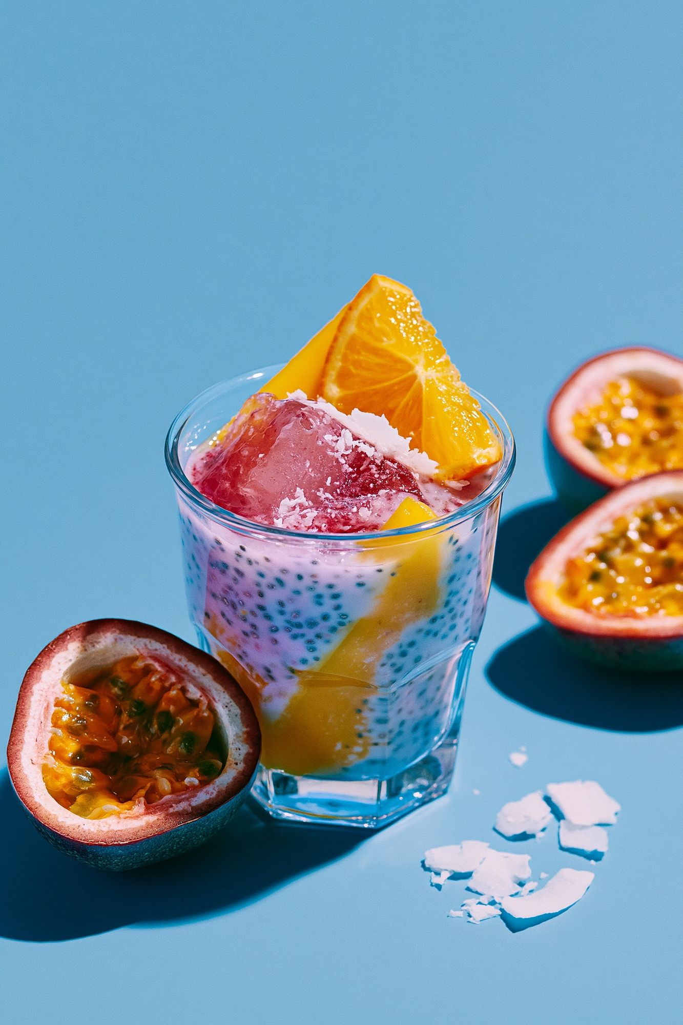 Tropical Fruit Dessert Photography Poster. poster — food-drink art