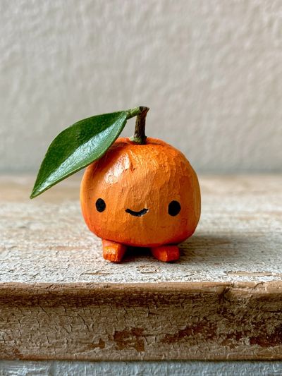 Cute Orange Fruit Photography Poster. poster