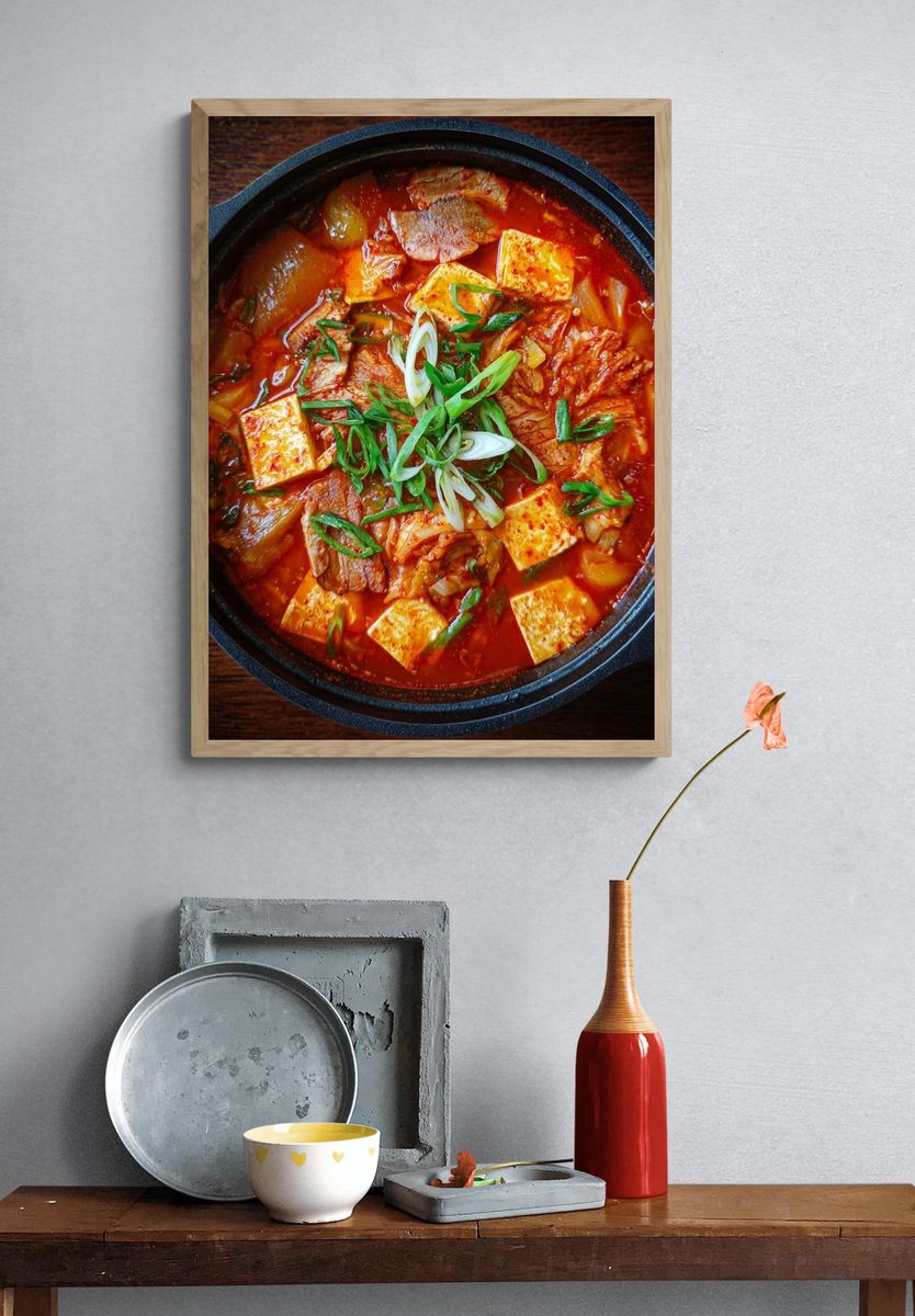Korean Kimchi Stew Food-Drink Poster. — room view 3