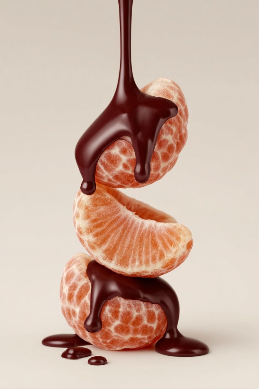 Chocolate Citrus Still Life Poster. poster — food-drink art