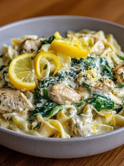 Lemon Chicken Pasta Food-Drink Print
