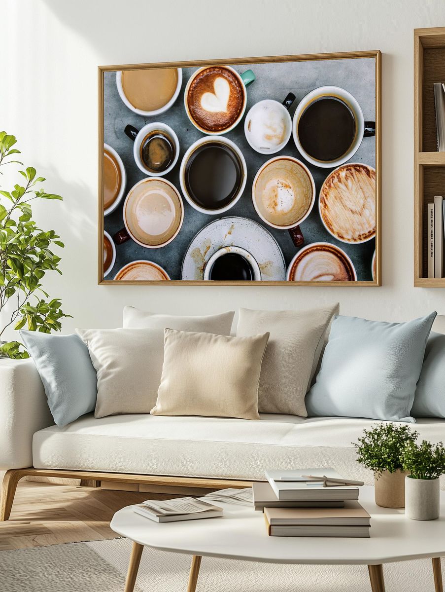 Aerial view of various coffee. — room view 2