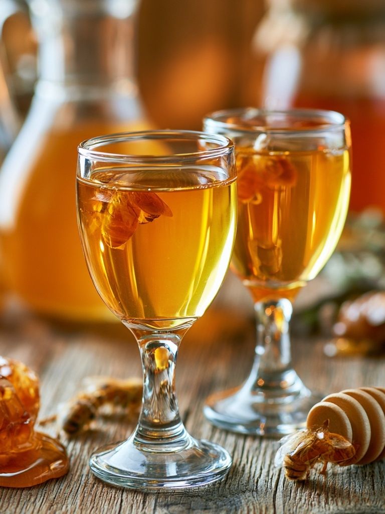 Honey Wine Still Life Poster. poster detail