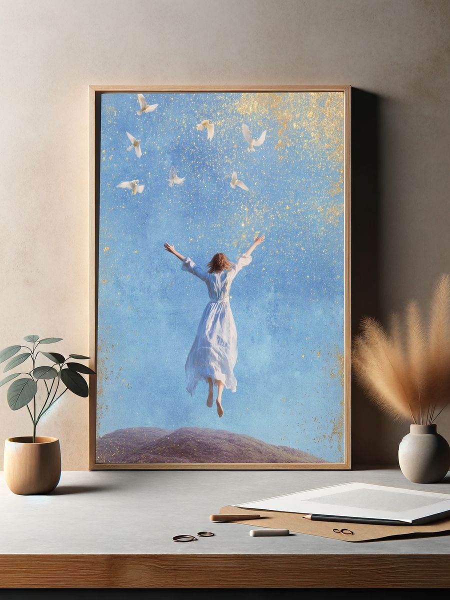Freedom in Flight — Fine Art Print. — room view 2