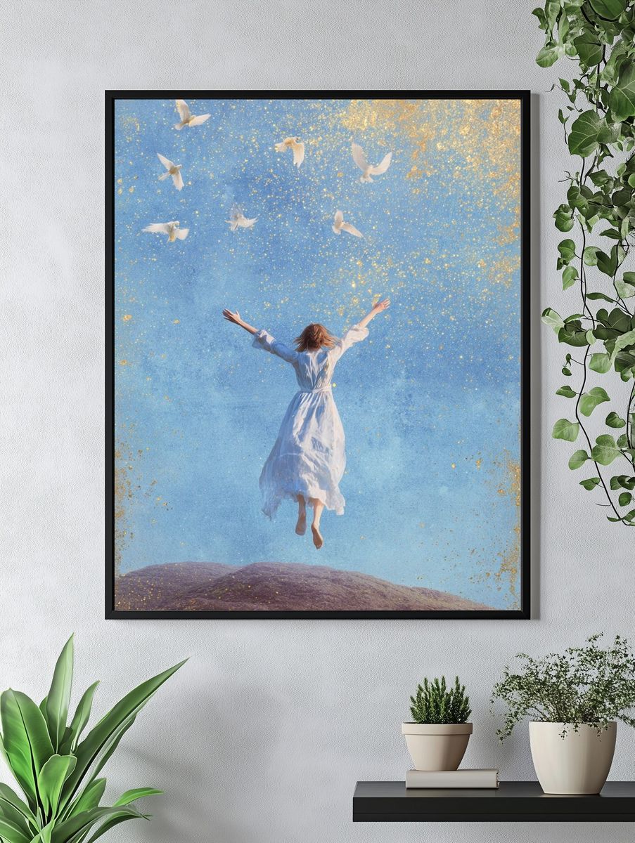 Freedom in Flight — Fine Art Print. — room view 4