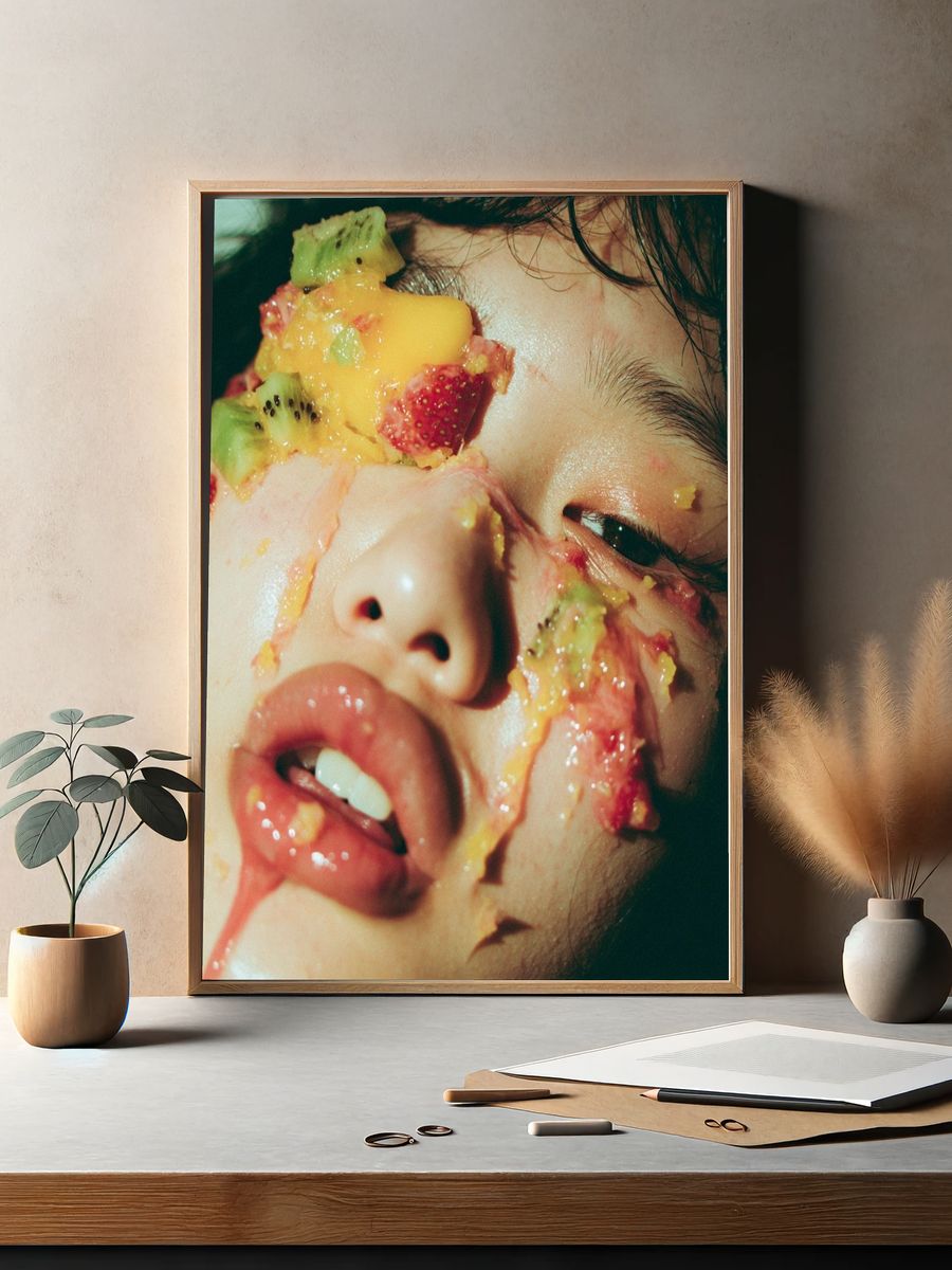 Fruity Face — Contemporary Print. — room view 2