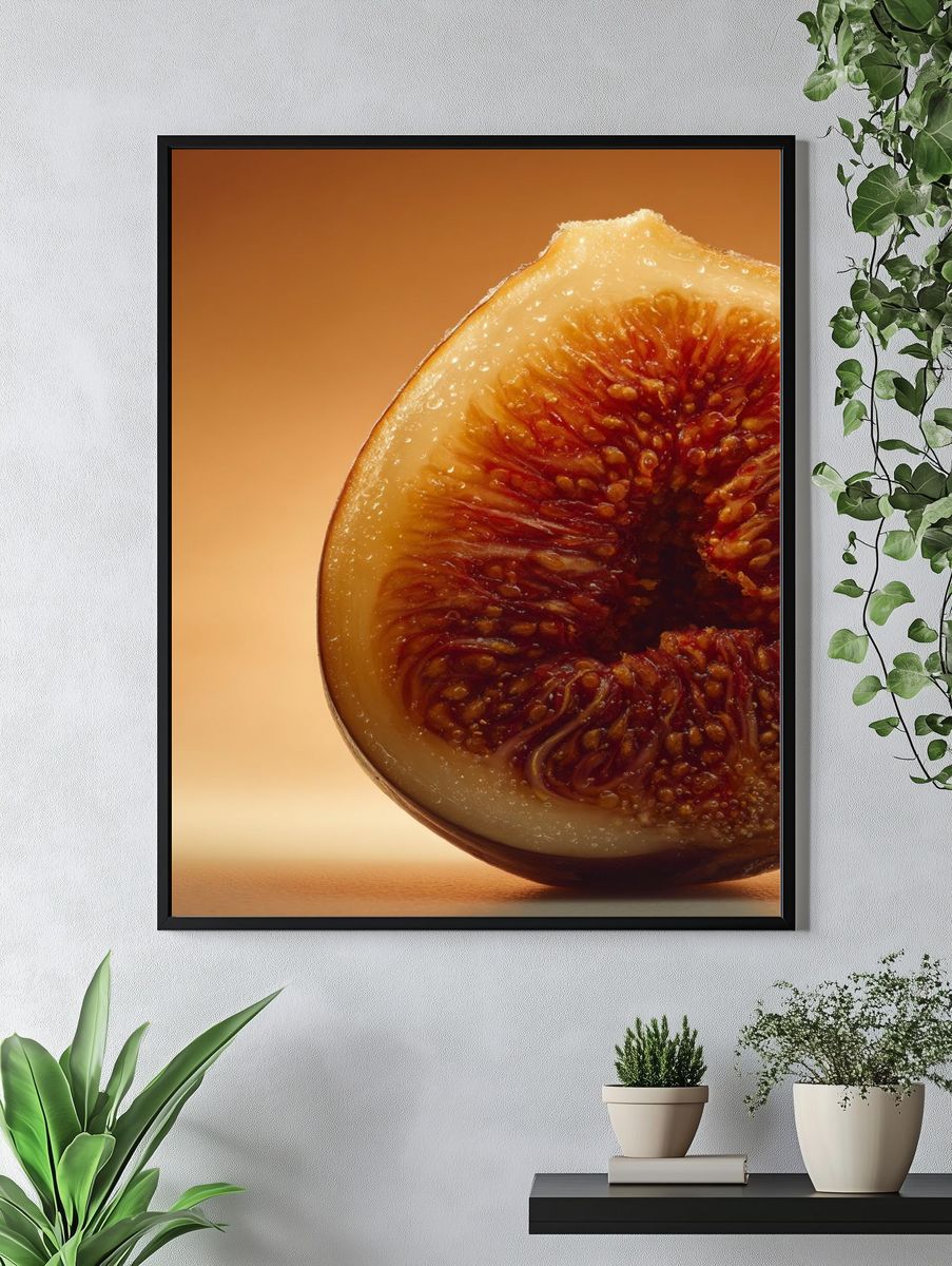 Fresh Fig — Food Photography Print. — room view 4