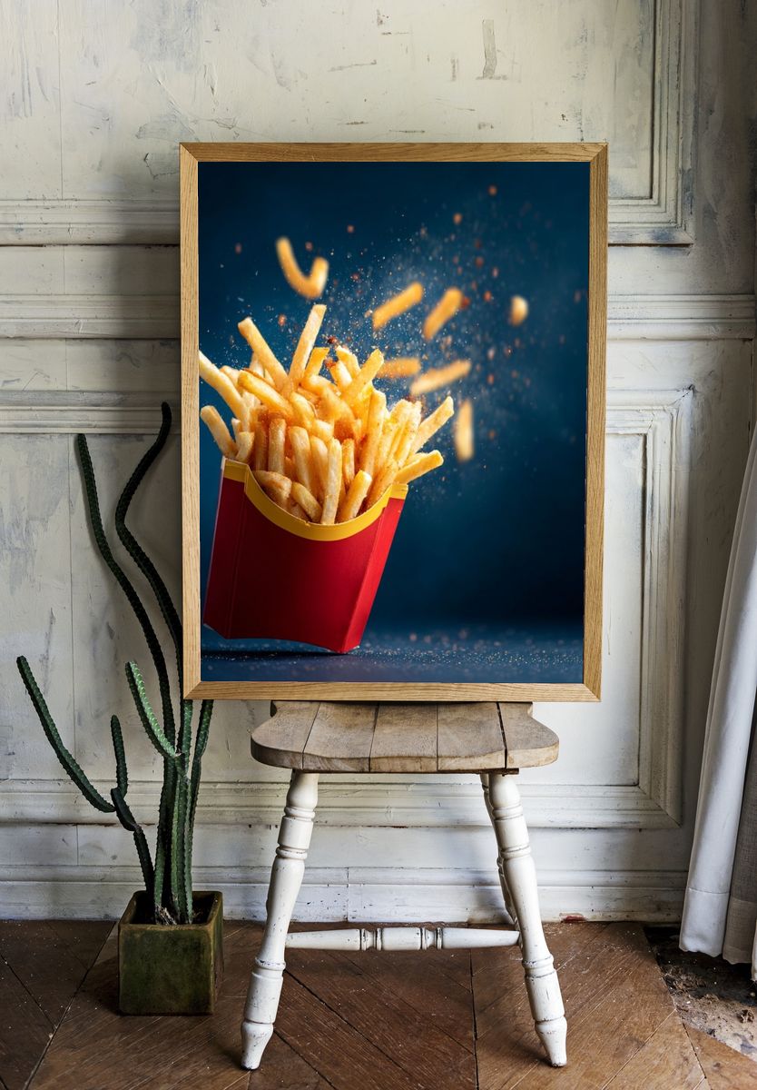 French Fries — Food Photography Print. room preview