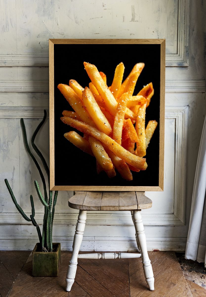 Crispy French Fries — Food Print room preview