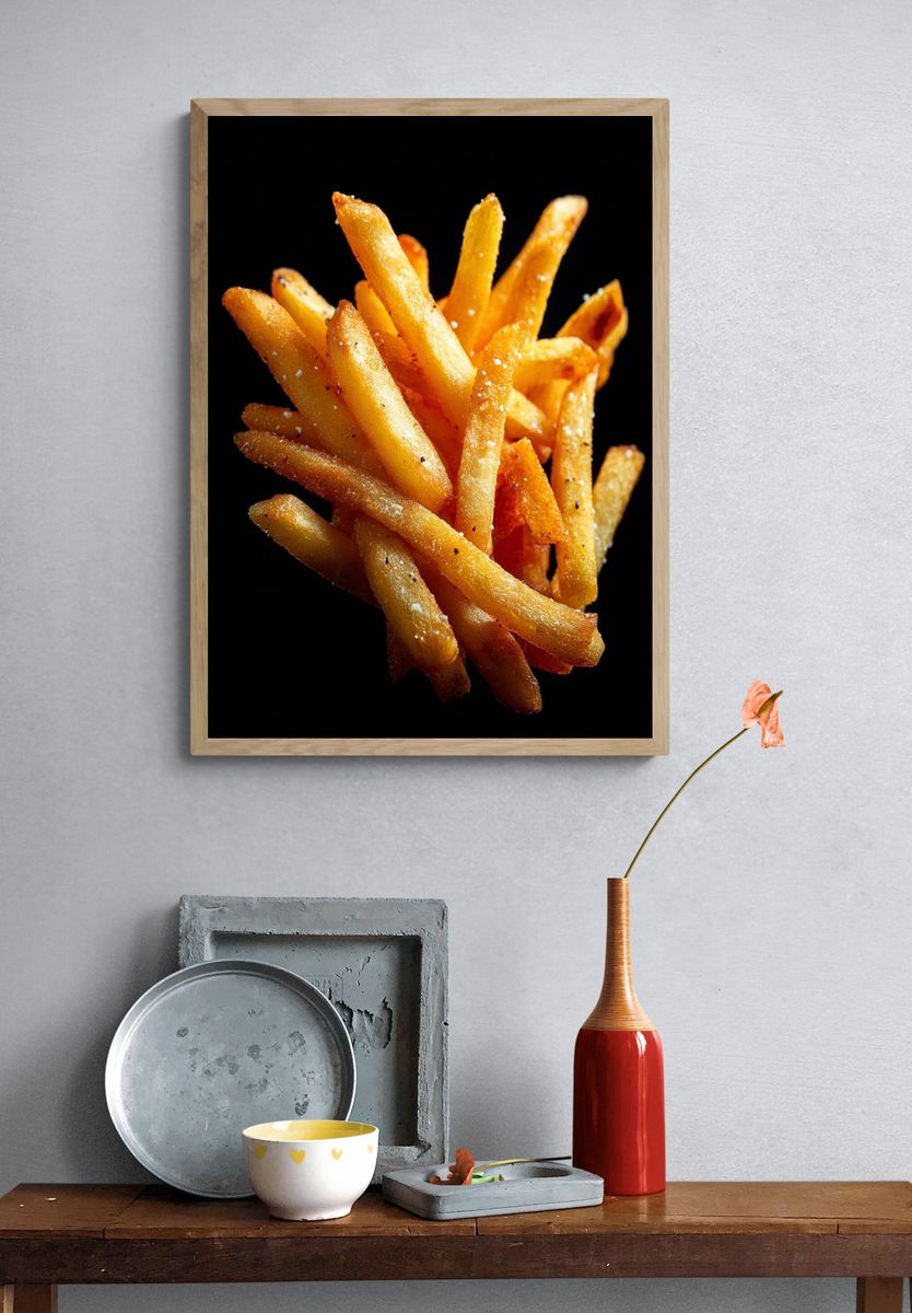 Crispy French Fries — Food Print. — room view 3