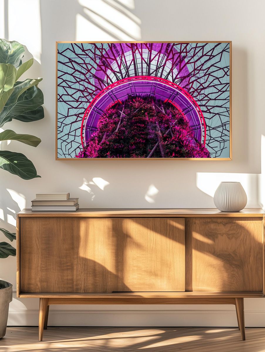 Futuristic Garden — Photography Print. — room view 3