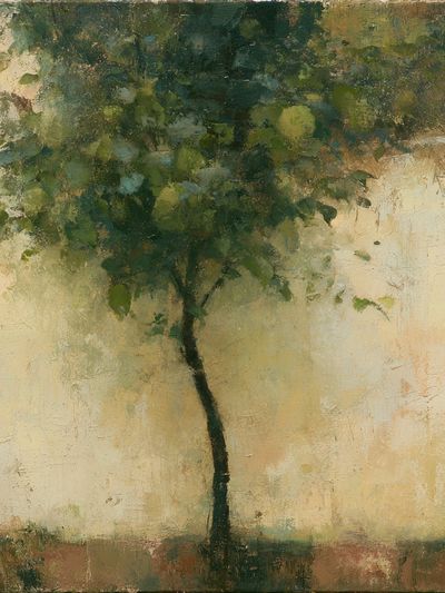 Solitary Tree Impressionist Poster. poster