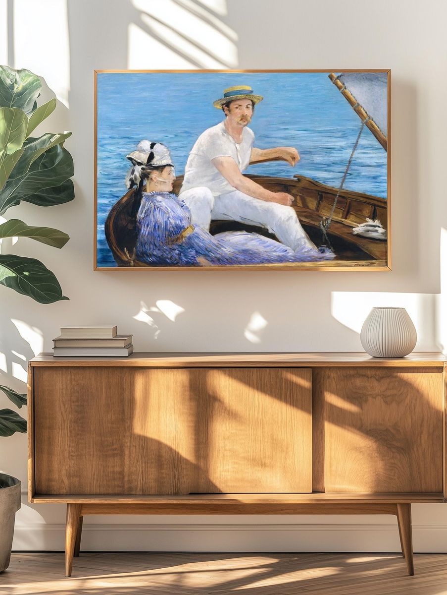 Boating (1874) painting high resolution. — room view 3