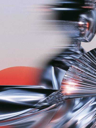 Chromed Motion Abstract Poster.