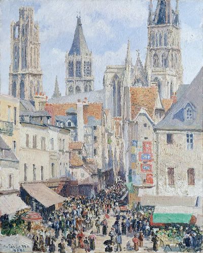 Grocery Street, Rouen (1898) Camille.