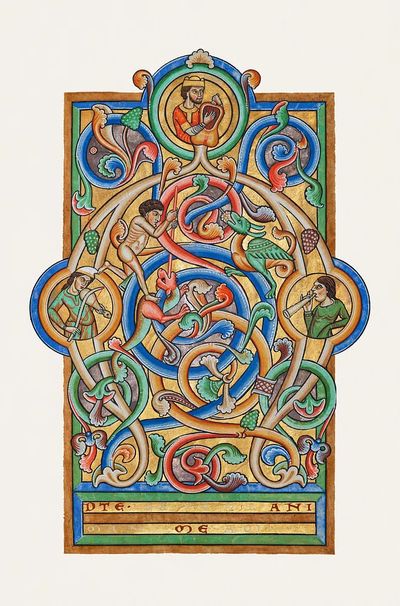 Initial A: David Companion Musicians.