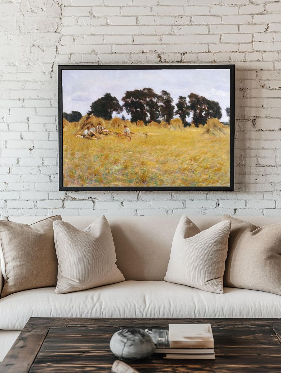 Reapers Resting Wheat Field (1885). room preview